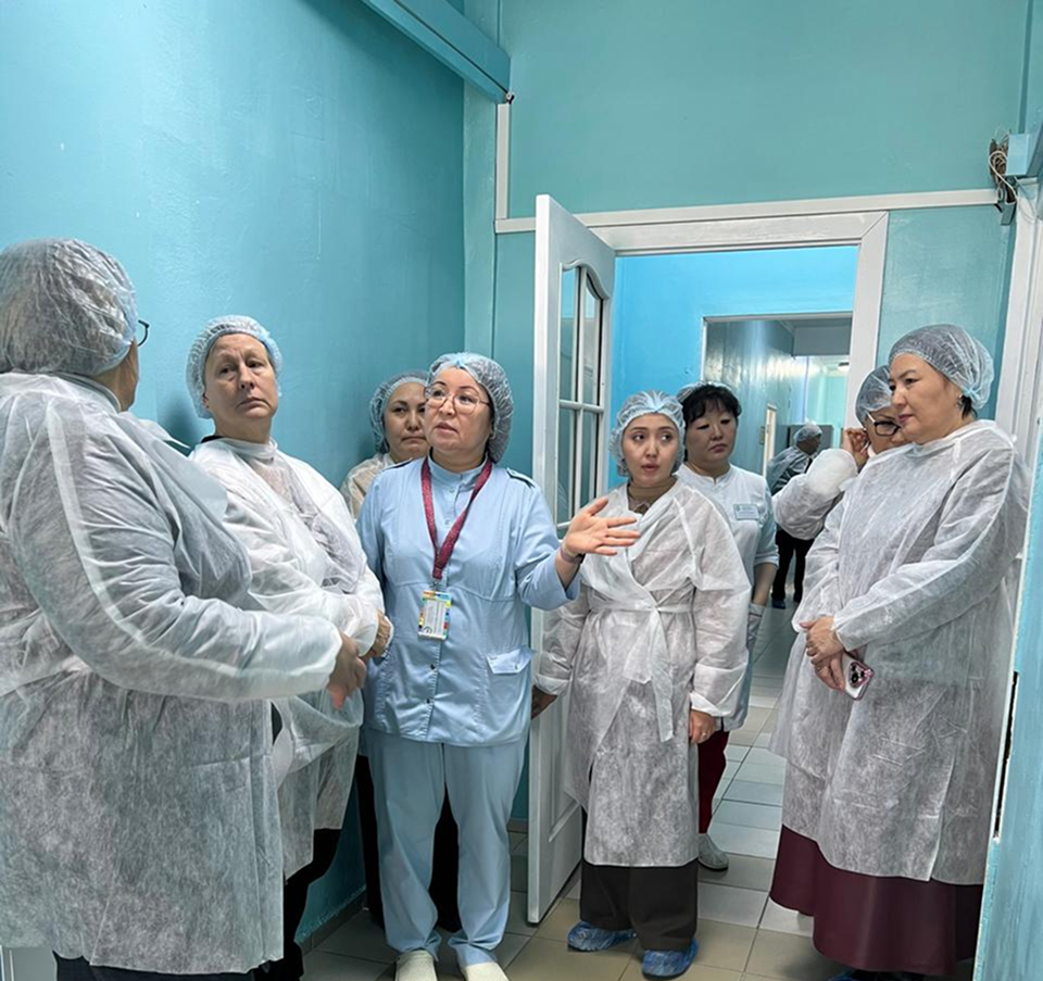 Представители ВОЗ в Казахстане посетили лаборатории НЦЭ с рабочим визитом